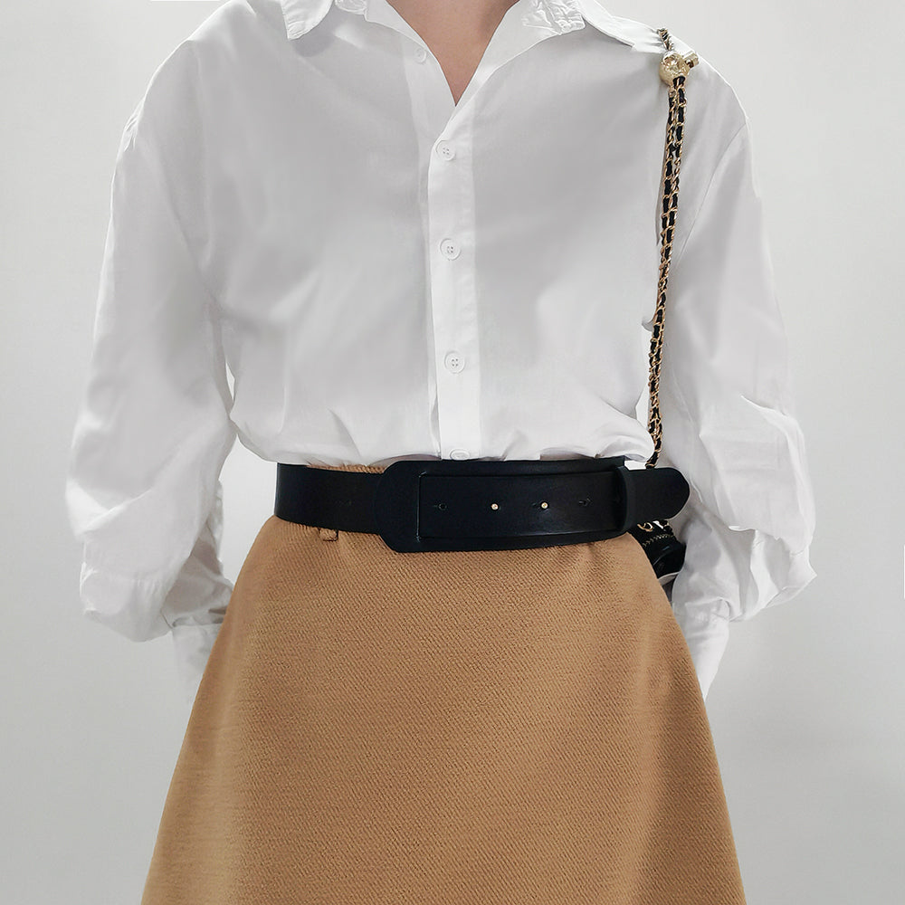 Fashion High Design Sense Wide Waist Wrap Waist Belt Blouse Skirt Coat Slimming Accessories