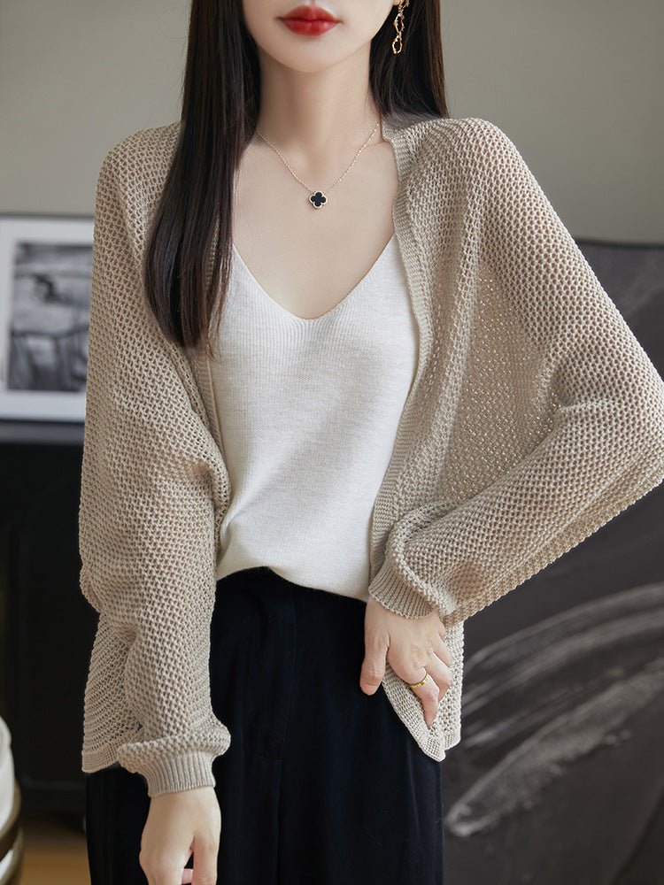Tencel Hør Batwing-ærme Mesh Inverness Dame