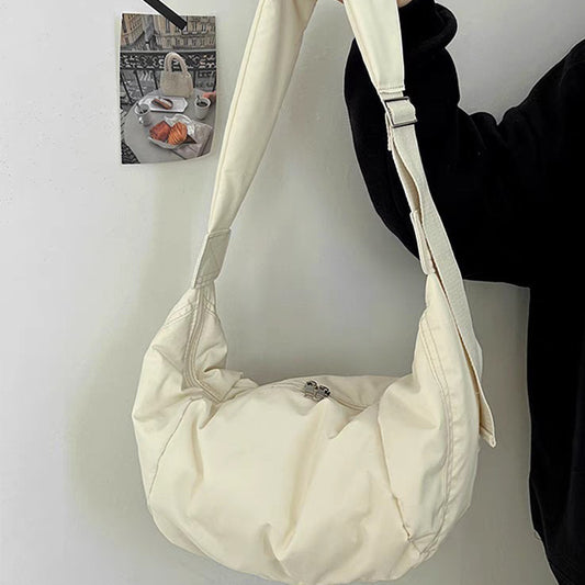 Large Capacity Dumpling Down Cotton Casual Simple All-match Shoulder Bag