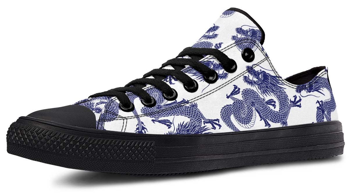 Fashion Print Couple Low-Top Canvas Shoes