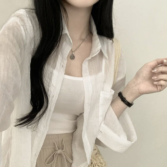 Women's Long-sleeved Sun-proof Light Shirt