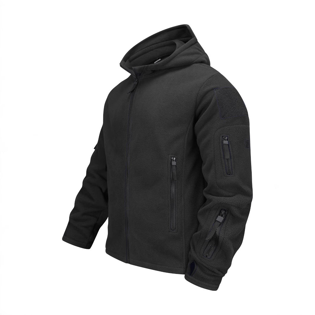 Men's Outdoor Keep Warm Fleece Cold-proof Shell Jacket