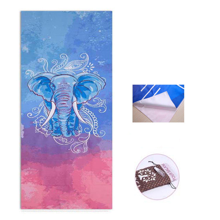 Non-slip yoga cloth mat