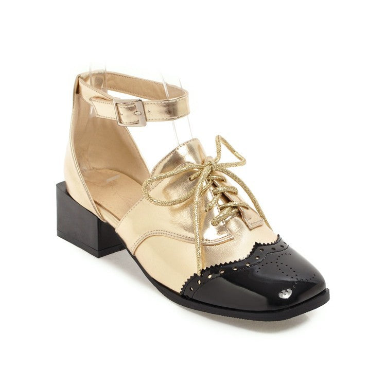 Color block sandals