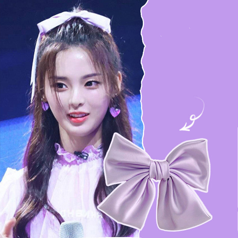 Bow hairpin Japanese top clip