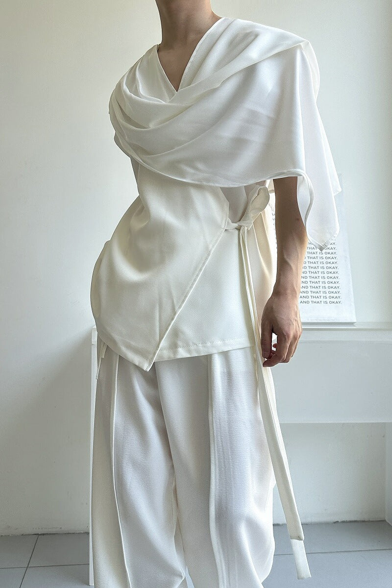 Summer Retro Minimalist Cool-Girl Flowy Strapless Sleeveless Shirt For Men And Women