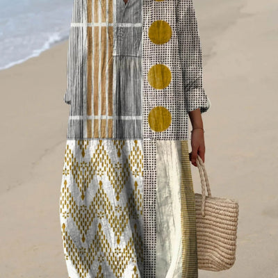 Stylish Loose-fitting Dress For Women