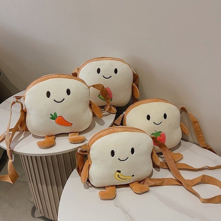Funny And Cute Plush Messenger Bag