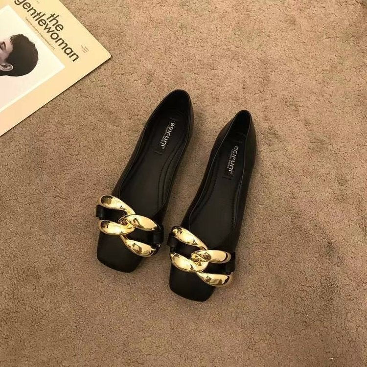 One Foot Simple Professional Style Comfortable Women's Shoes Ins Trendy Shoes