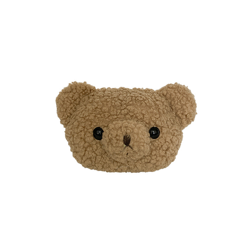 Women's Cartoon Cute Bear Plush Shoulder Bag