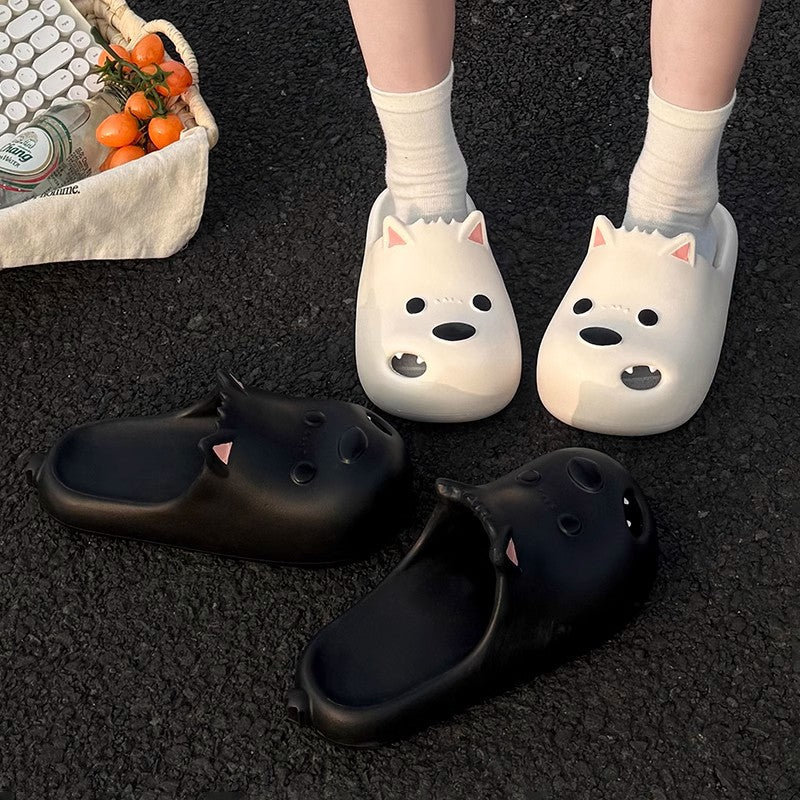 Puppy Slippers Women's Toe Cap Sandals