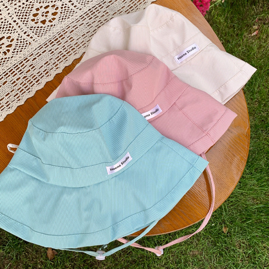 Mint Sweetheart Sun-shade Fisherman Hat Female Big Head Circumference