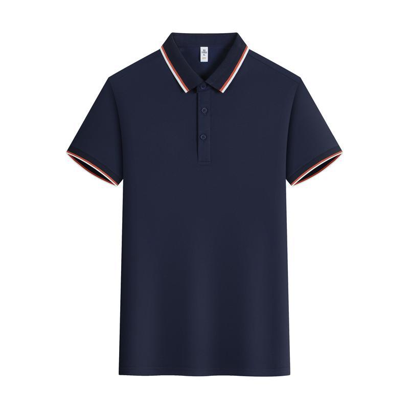 Summer Ice Silk Lapel Short Sleeve Polo Shirt