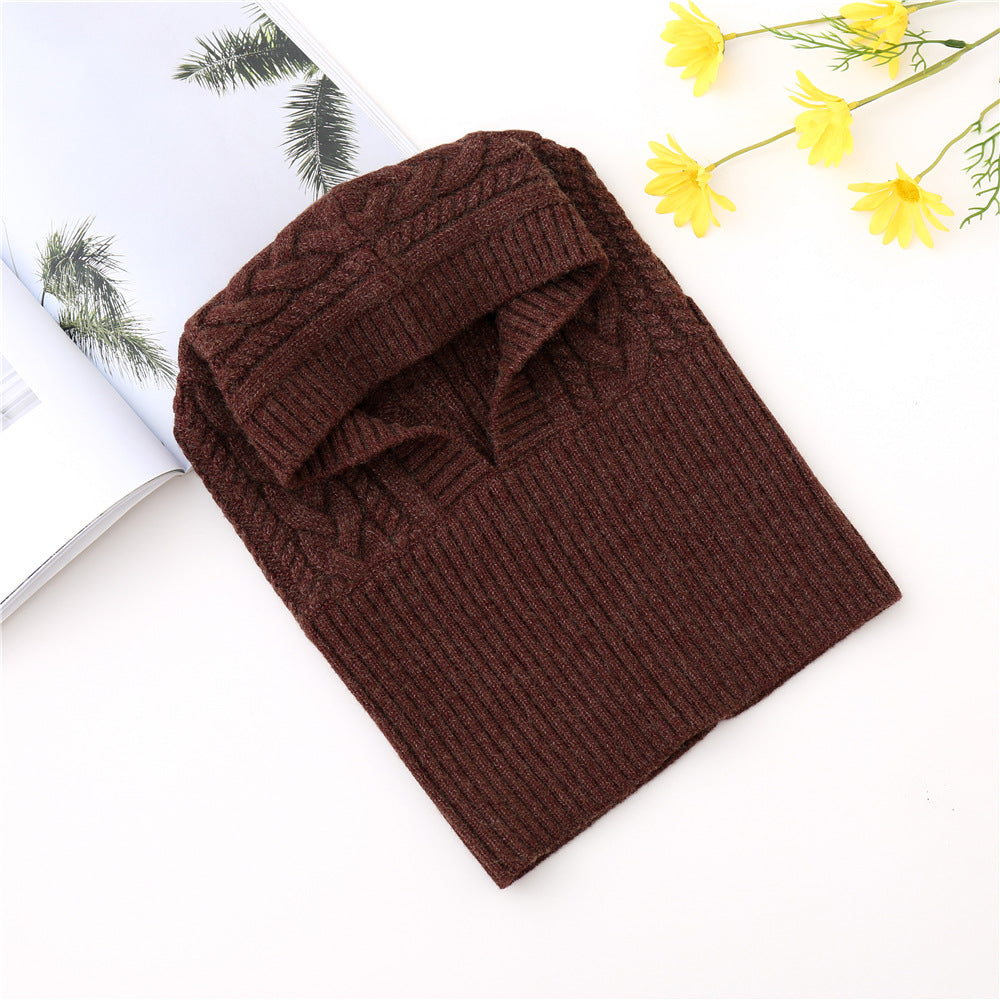 Women's Thickened Thermal Dual-use Knitted Scarf