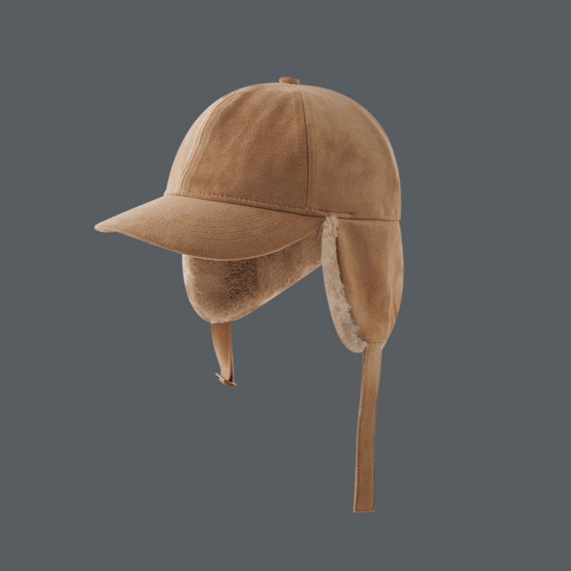 Fleece-lined Baseball Cap Warm Cycling Cap Lei Feng Capfly