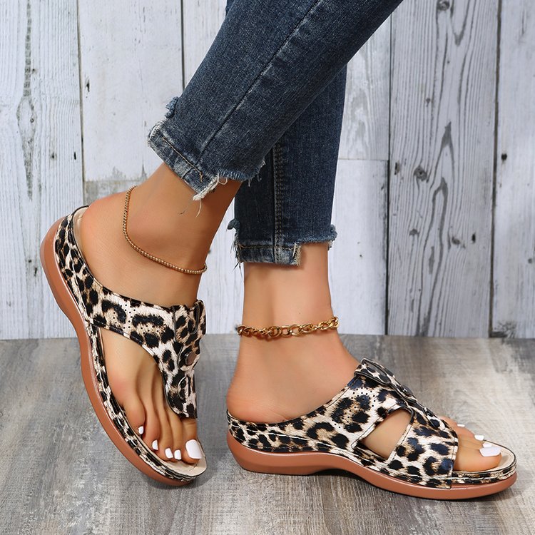 Women's Fashion Slope Heel Flip Flop
