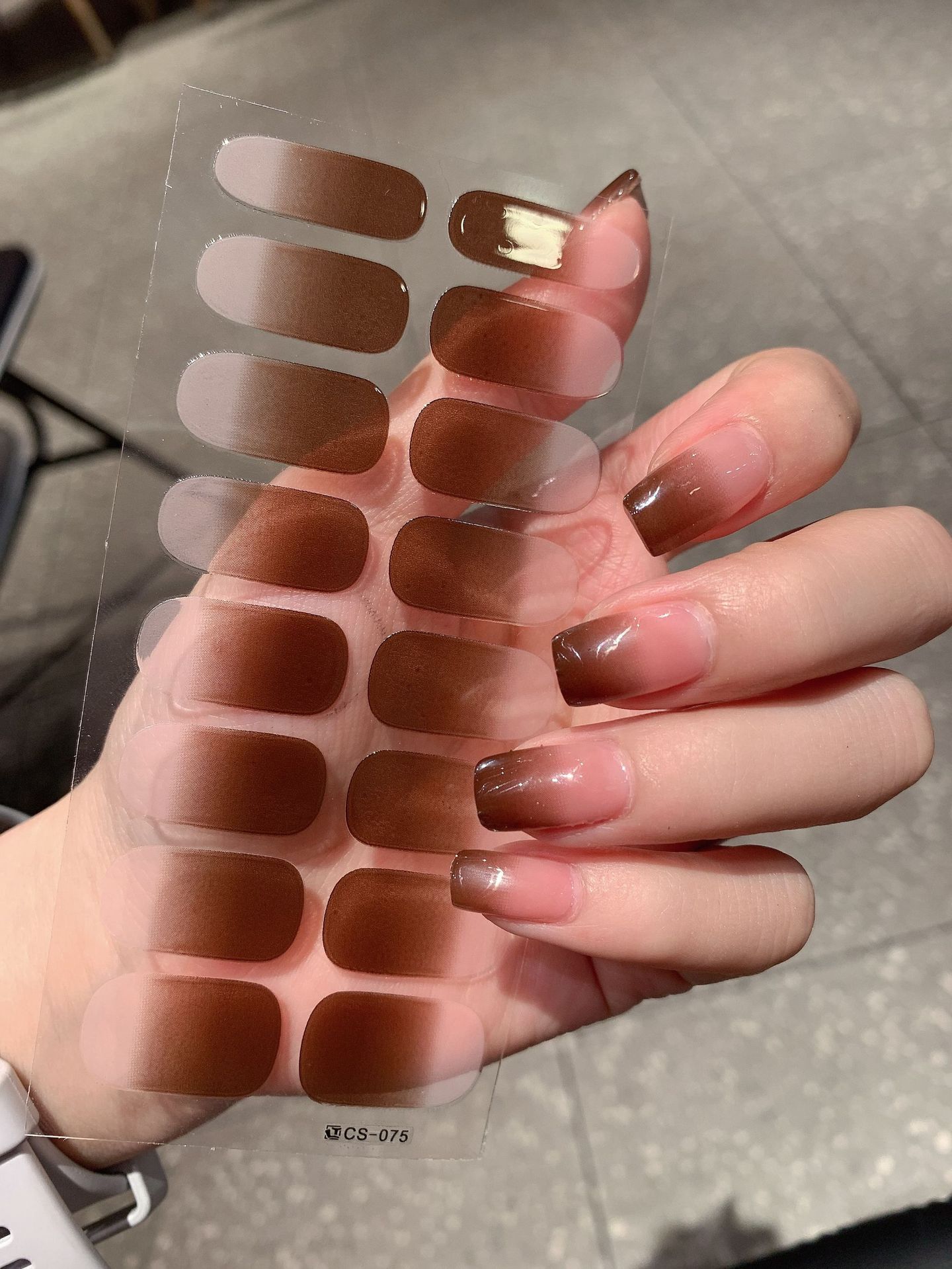Gradient Color Nail Sticker Spring And Summer Comely Finger