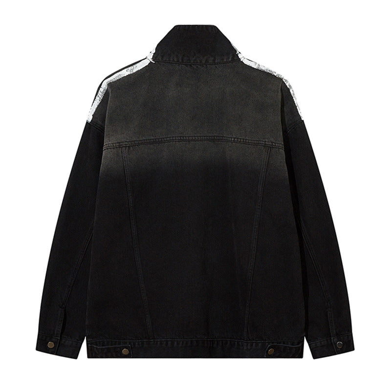 High Street Fashion Brand Loose Leisure Workwear Turn-down Collar Coat
