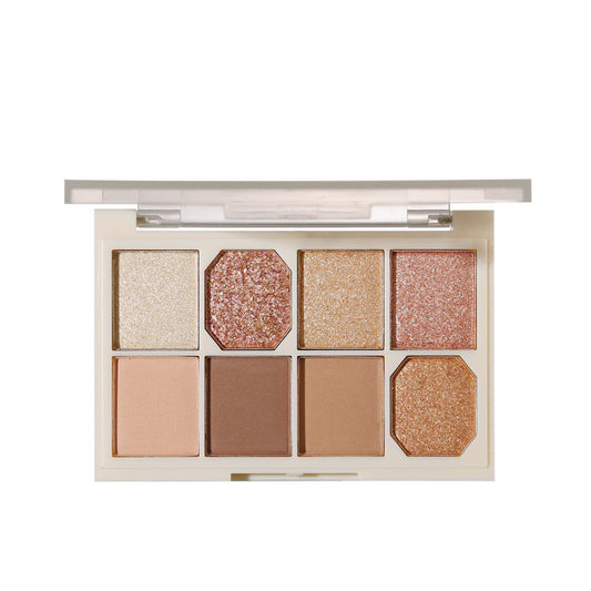 Eight-color Eyeshadow Palette Gentle Milk Tea Color Fairy
