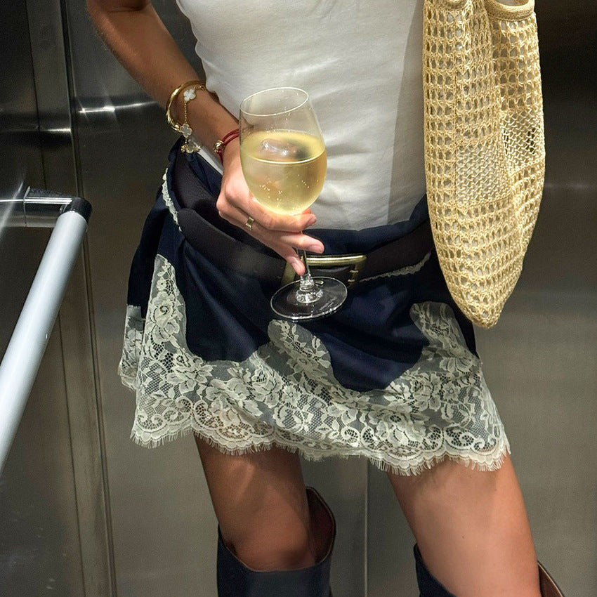 Elegant And Fashionable Satin Skirt