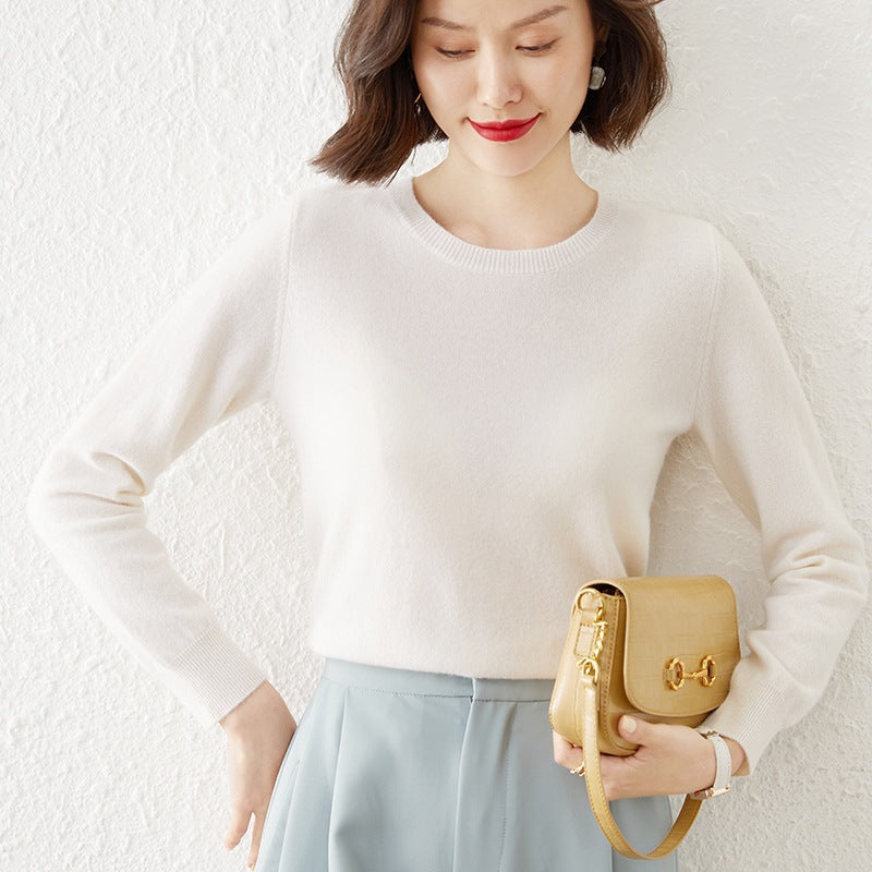 Round Neck Bottoming Shirt Long Sleeve Pullover