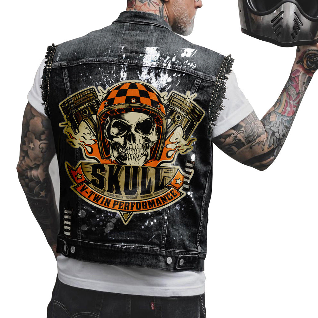 Street Lapel High-end Sports Vest