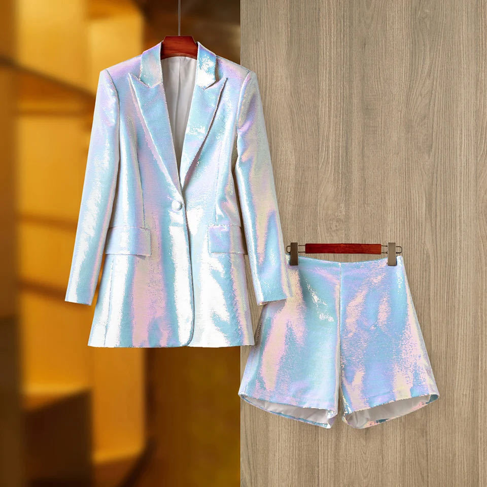Suit Coat Shorts Fashion Suit Two-piece Suit