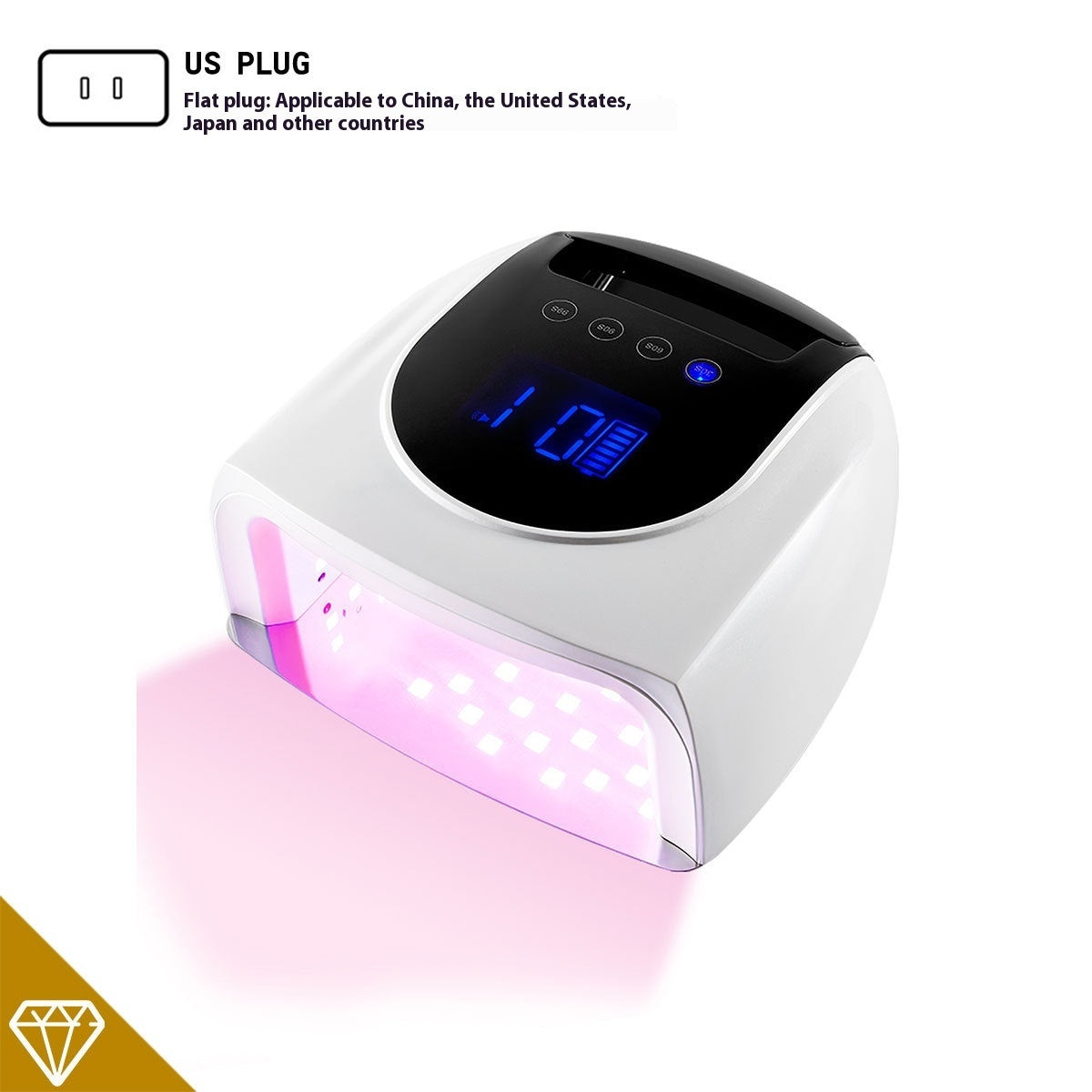 96W High Power Charging Nail Phototherapy Machine