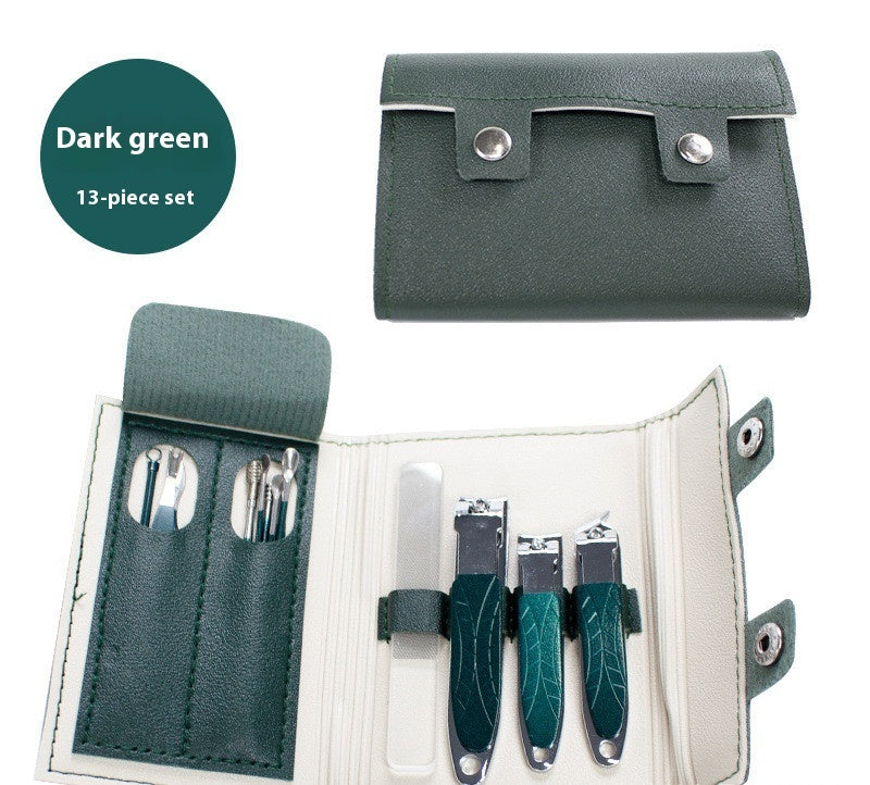 Stainless Steel Manicure Implement Nail Clippers Full Set