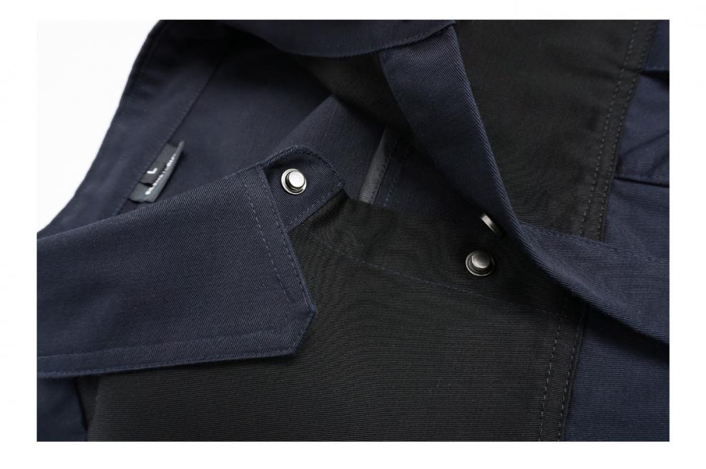 Functional Deconstructed Workwear Lapel Jacket Long Sleeves