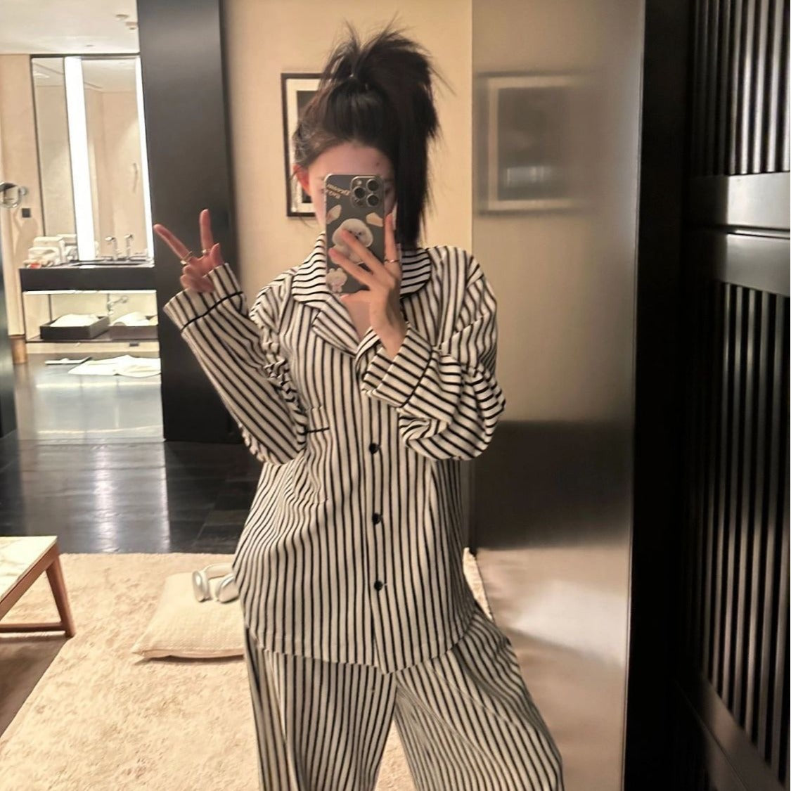 Women's Long Sleeve Pants Comfortable Casual Set