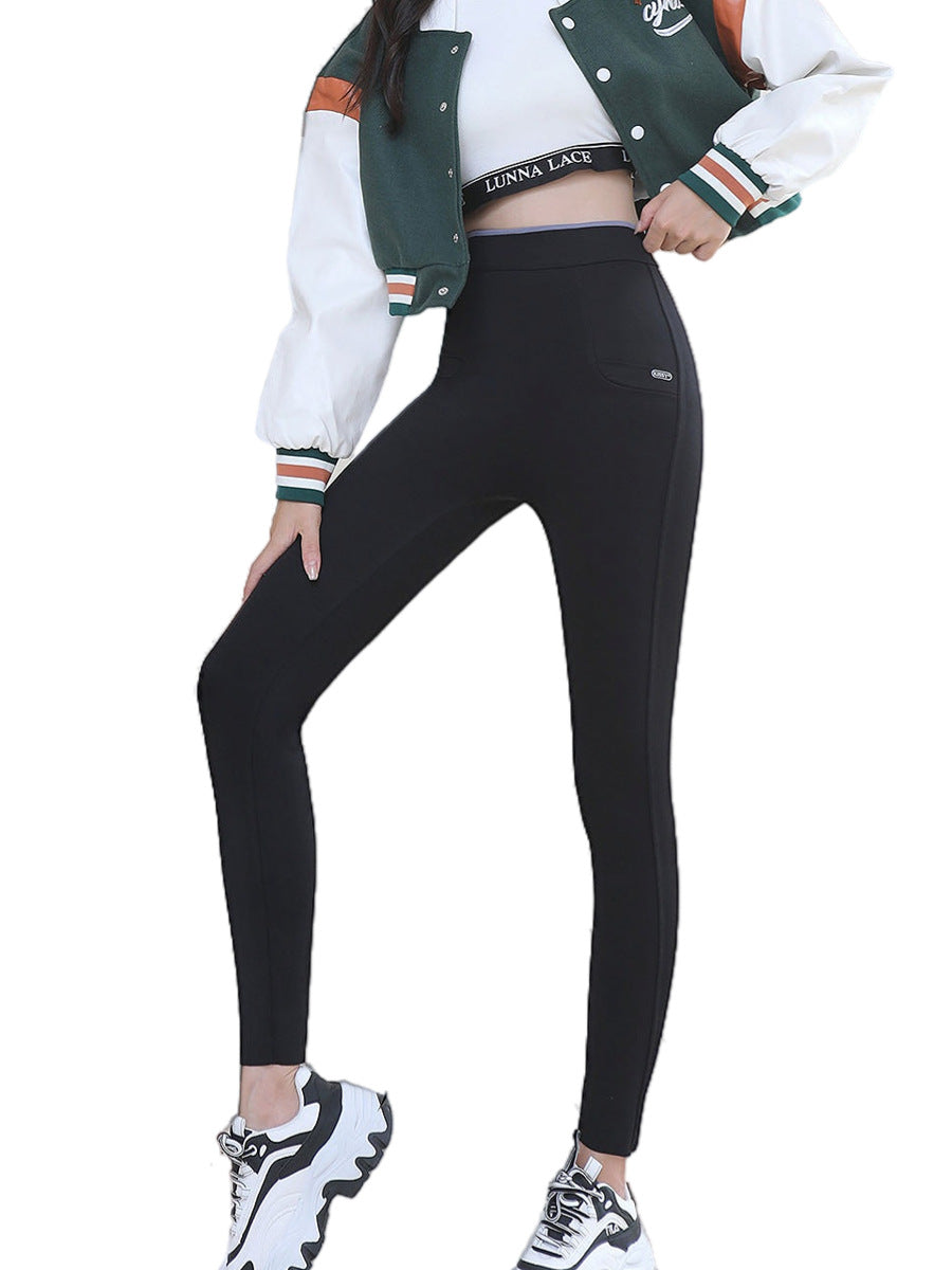 Warm Waffle Rabbit Plush Weight Loss Pants