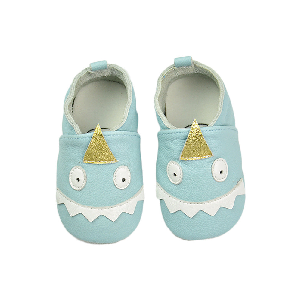 Baby's Cow Hide Shoes Soft Bottom Toddler