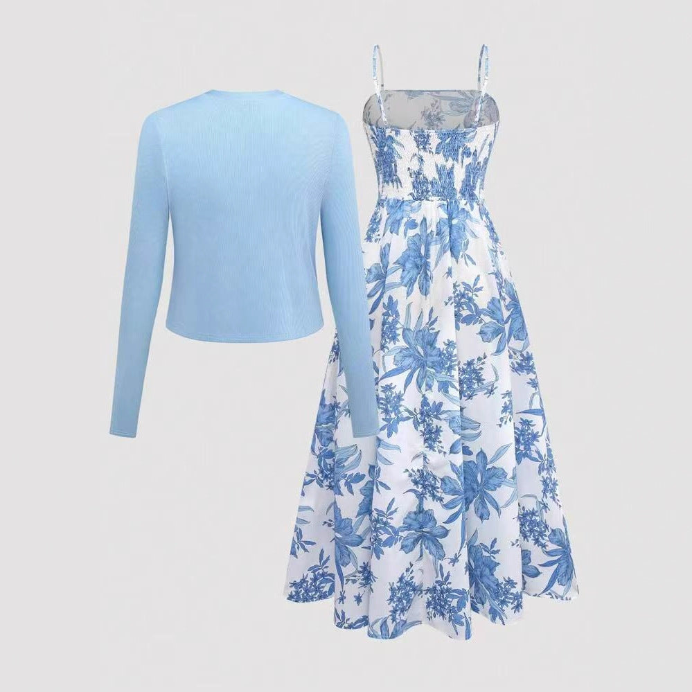 Elegant Two-piece Dress Set For Women