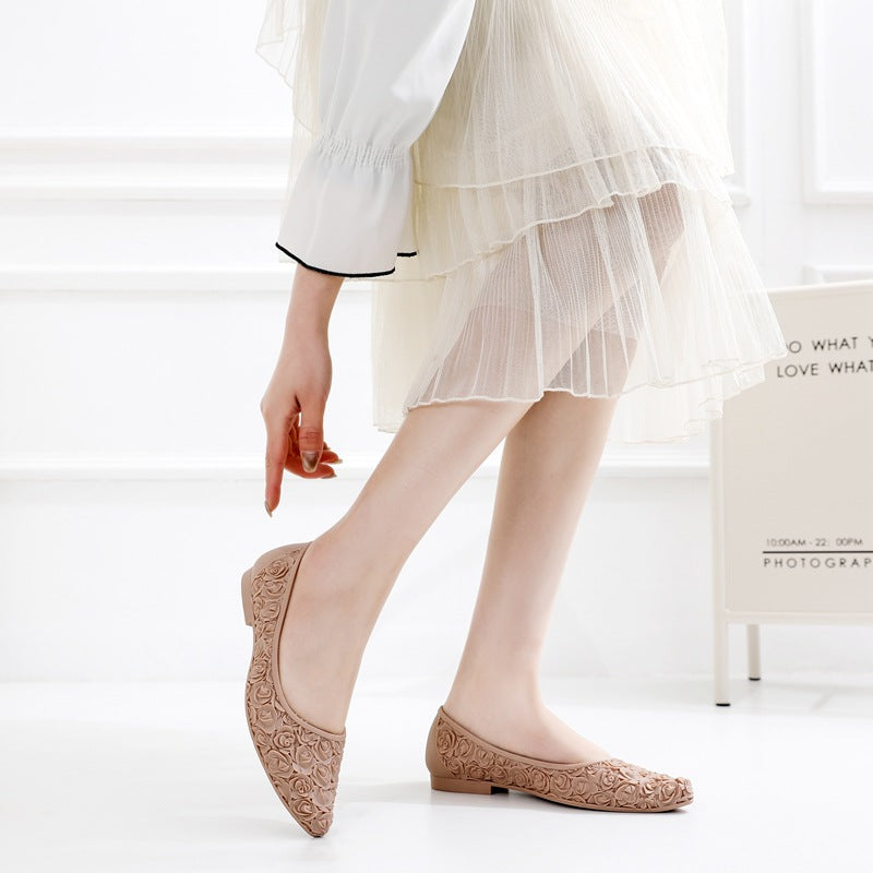 Women's Waterproof Non-slip Outer Wear Low-top Shallow Shoes