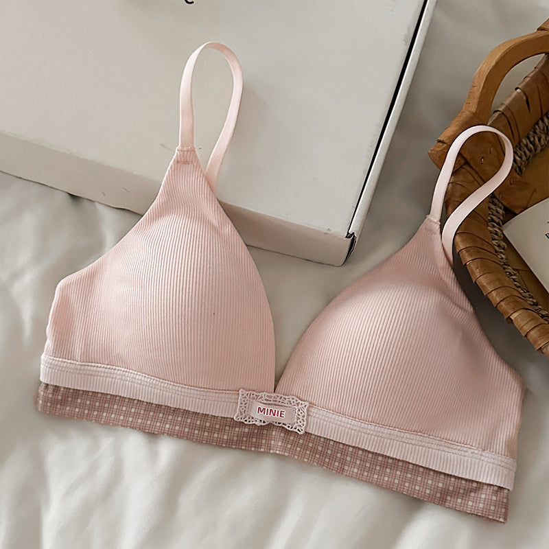 Pure Seduction Triangle Cup Polka Dot Wireless Comfort Bra