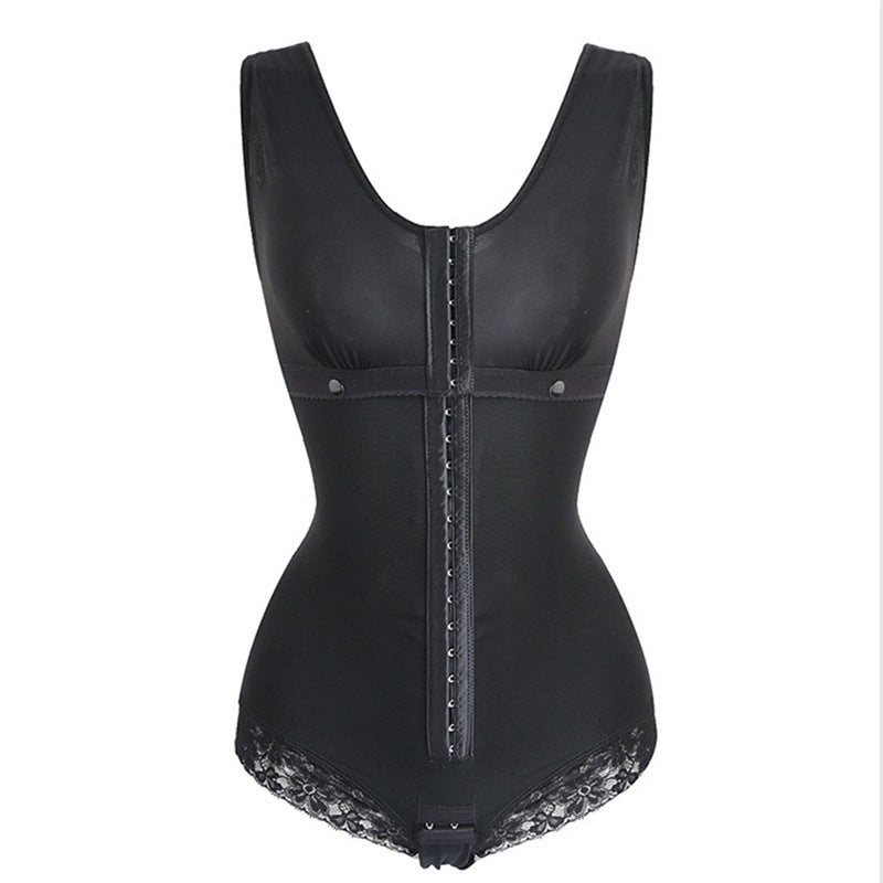 Women's Fashion Lace Belly Contracting One-piece Corset