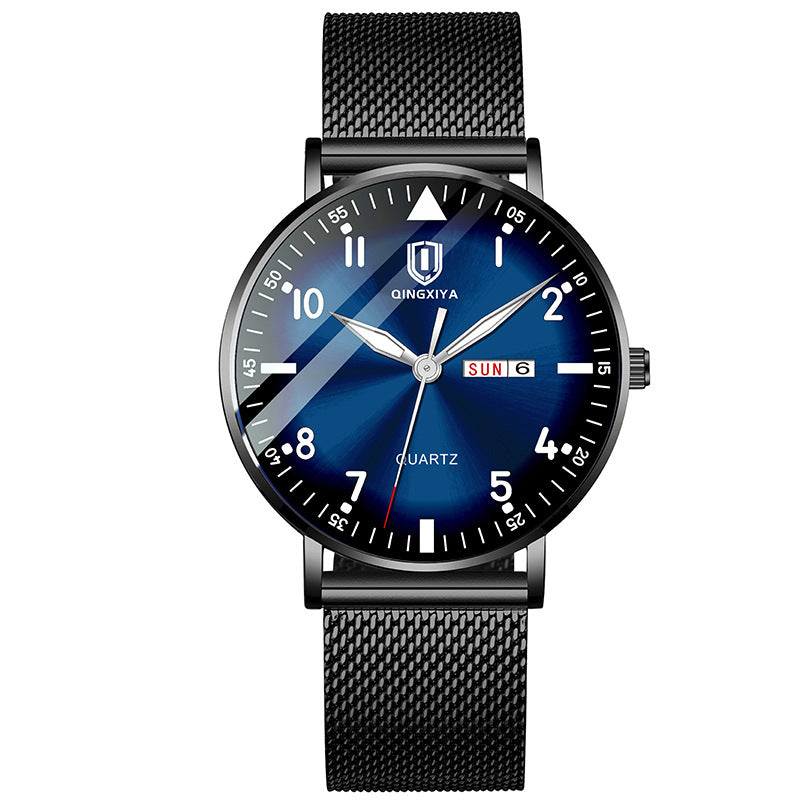 Men's Waterproof Luminous Multifunctional Quartz Watch