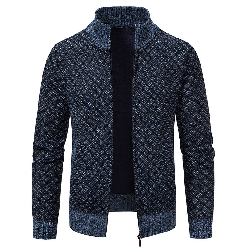 Men's Fashion Plaid Jacket Coat