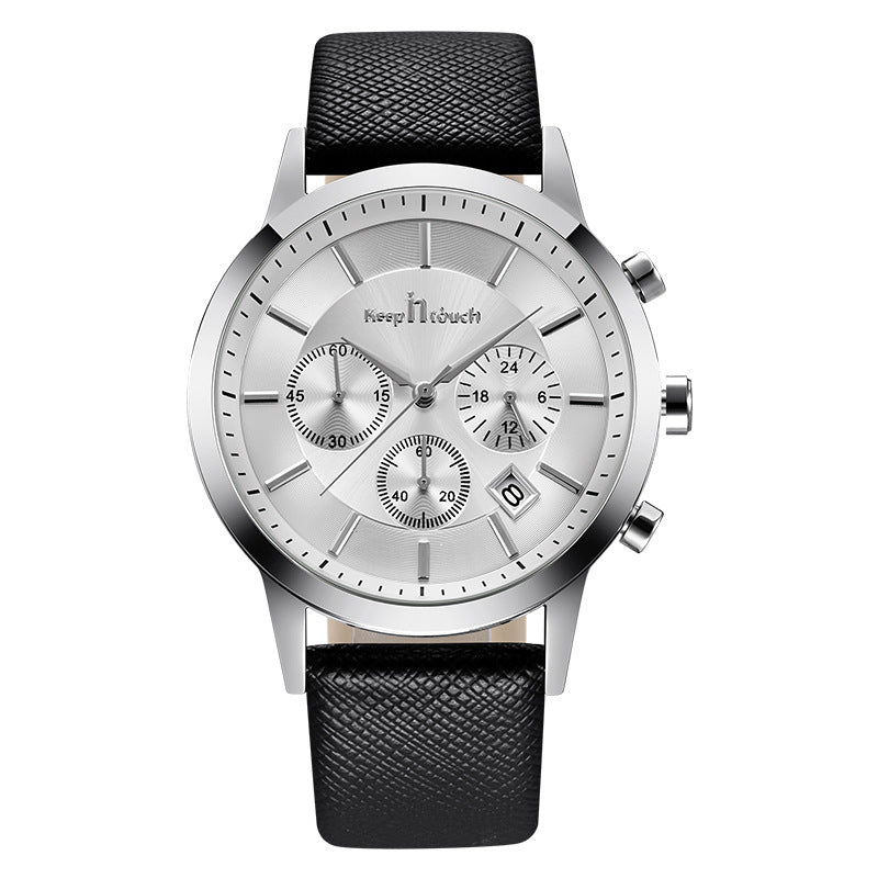 Multifunctional men's watch trend calendar waterproof