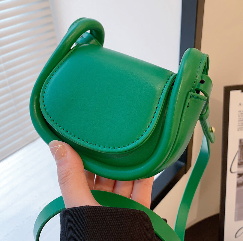 Women's New Textured One Shoulder Messenger Bag