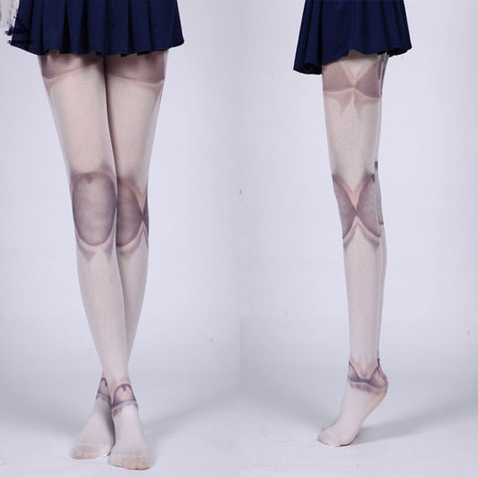 Loli humanoid printed pantyhose