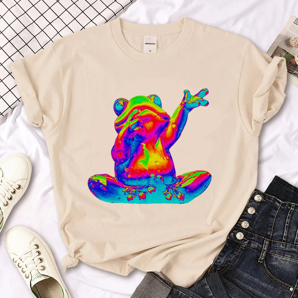 Simple Casual Printed Women's T-shirt