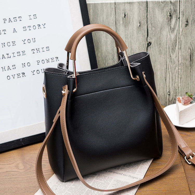 Bucket bag shoulder diagonal package