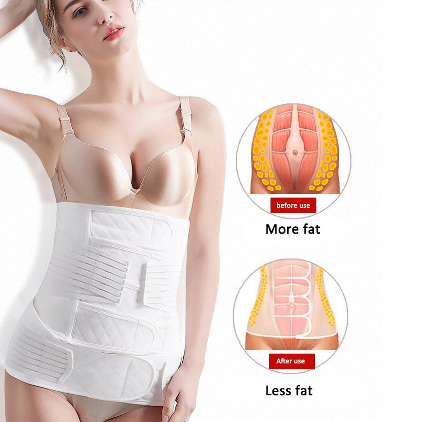 Four-ear gauze abdomen belt