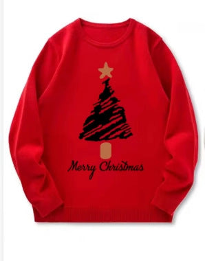 Soft Glutinous Base Ride Christmas Sweater