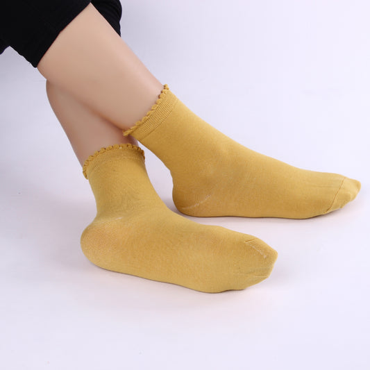 Autumn New Cotton, Cotton, Cotton Socks, Pure Color Socks, Comfortable And Hot Selling Socks And Socks Wholesale