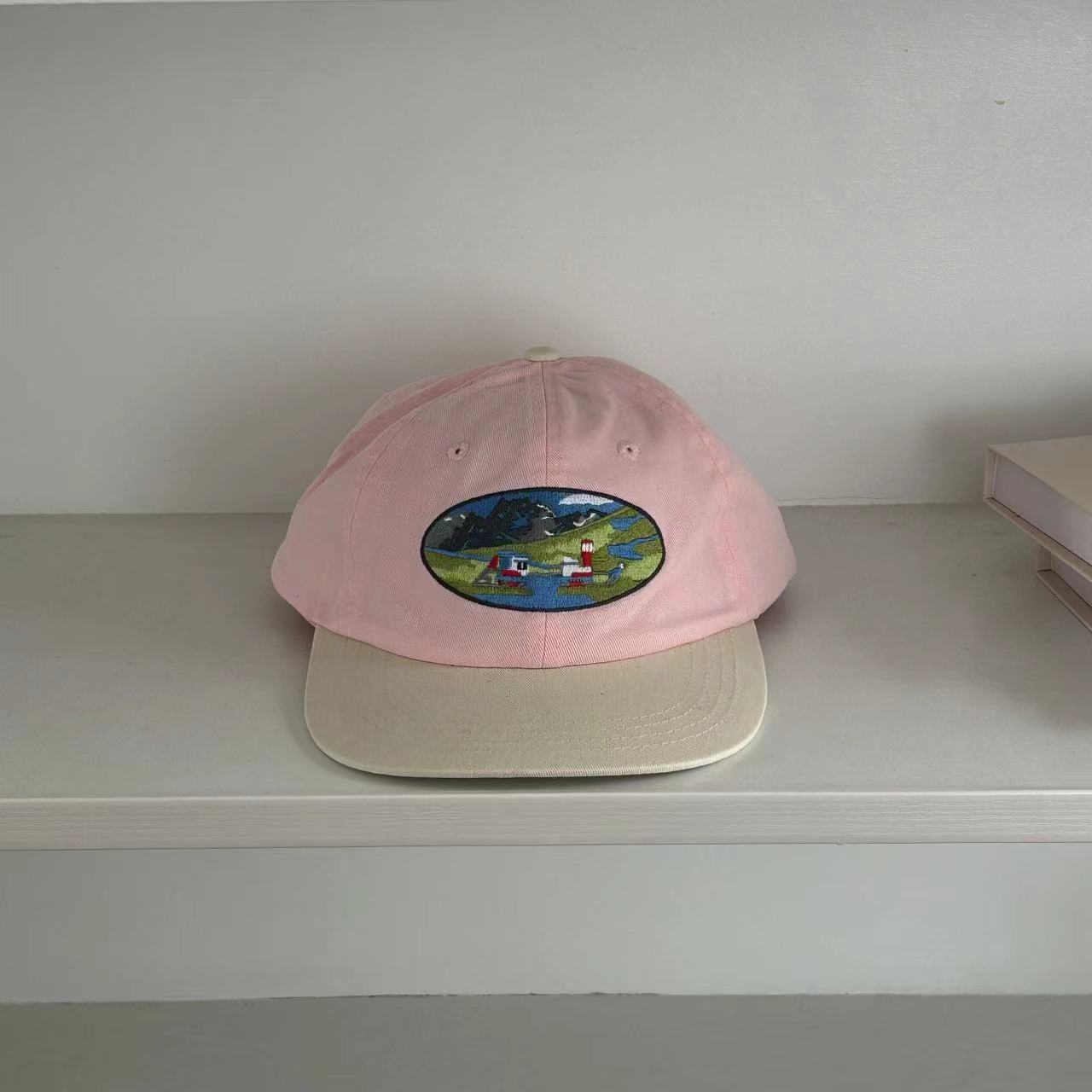 Men's And Women's Machine Embroidery Street Soft Top Baseball Hat