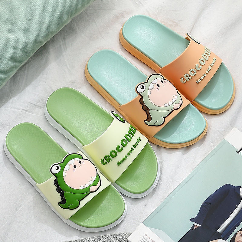 Cute Cartoon Fashionable Household Dinosaur Slippers