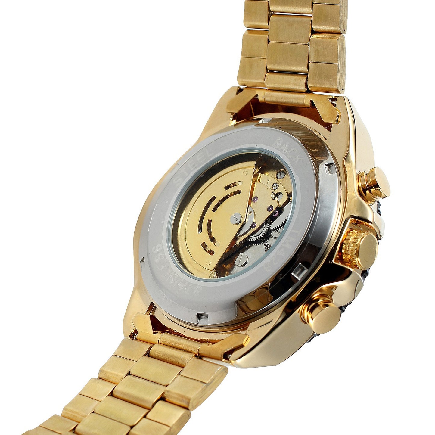 Hollow men's automatic mechanical watch